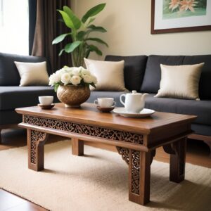 طاولة قهوة خشب تايلندي