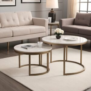 طقم طاولات قهوة قطعتين