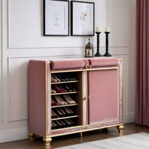 خزانة أحذية قماش مخمل