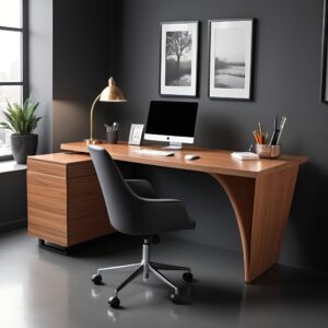 مكتب عمل بتصميم معاصر