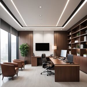 مكتب فخم بشكل عصري