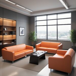 كنب مكتبي ثلاثي